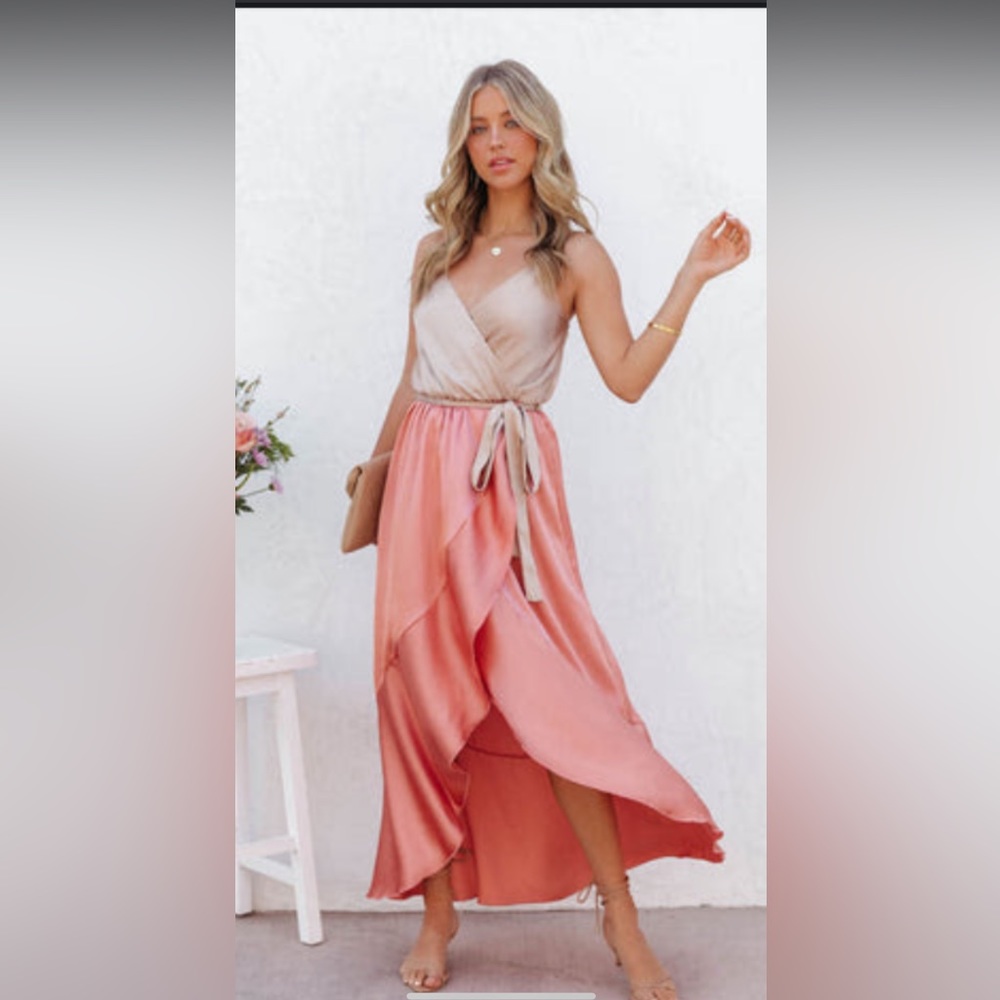 Worn once! Vici womens XL two tone dress